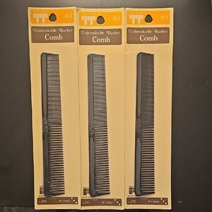 Vintage TIP Unbreakable Barber Comb Set